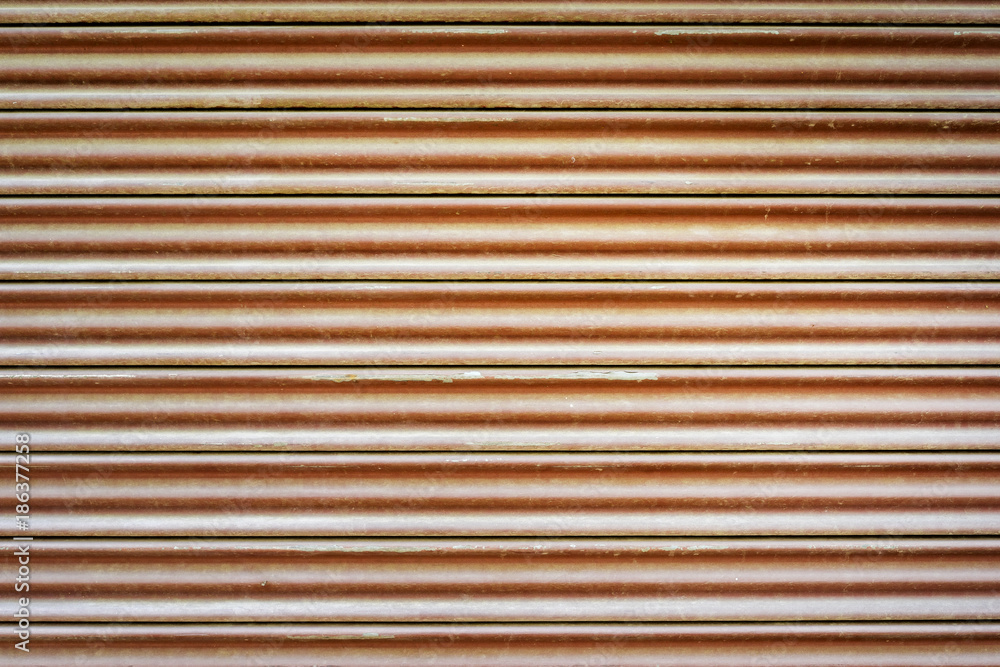 Steel door used to open and close the house Steel door used to open and close the house