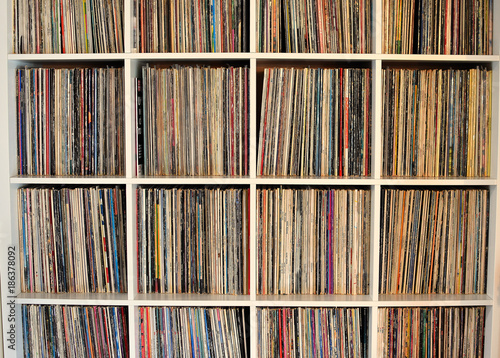 collection de disque vinyle
