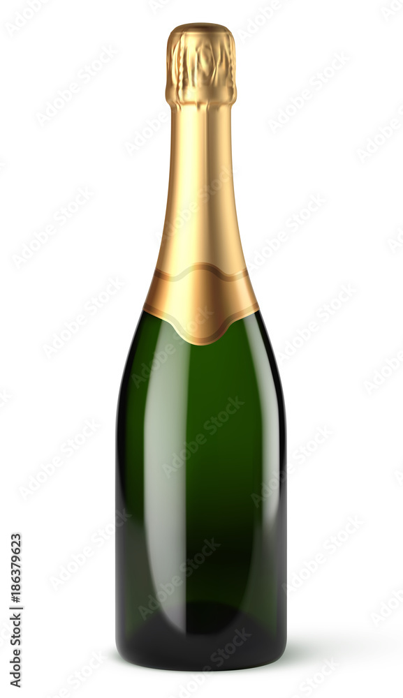 Bouteille de champagne vectorielle 2 Stock Vector | Adobe Stock