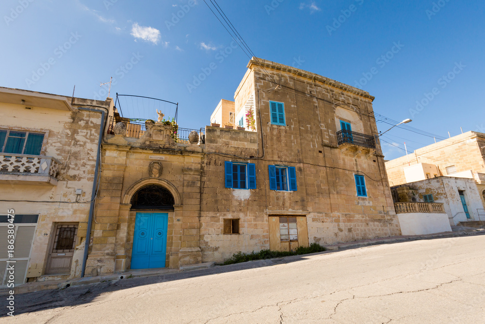 Gozo island landscape of Malta