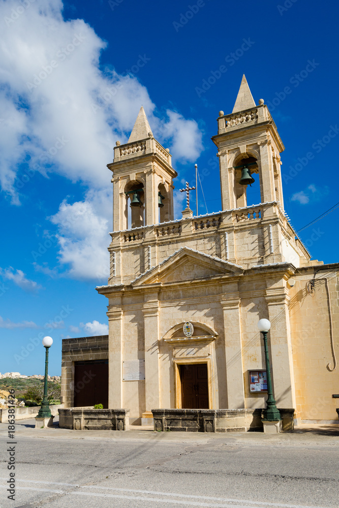 Obraz premium Gozo island landscape of Malta