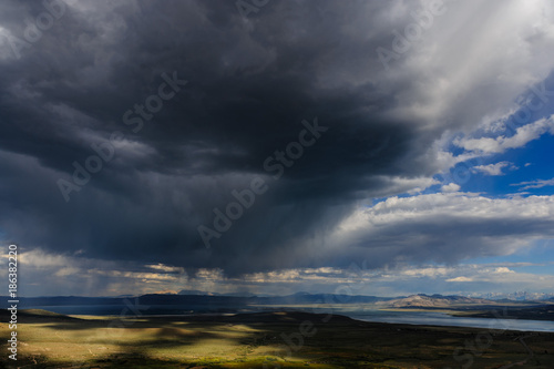 Storm clouds over Mono Lake © Goldilock Project