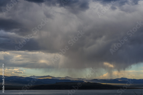 Storm clouds over mono lake © Goldilock Project