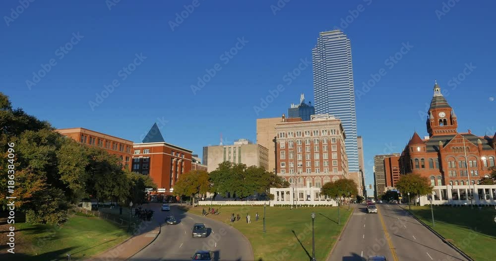 custom made wallpaper toronto digitalView of Downtown Dallas