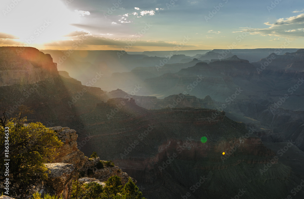 Fototapeta premium Sunset at the Grand Canyon