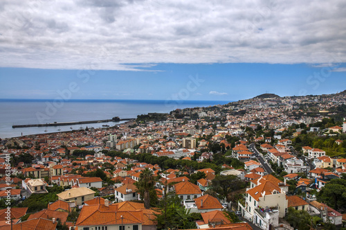 Funchal city view, Madeira, Portugal