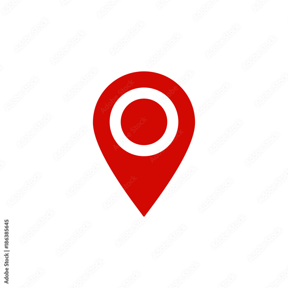 Location icon, map pin Location icon, map pin