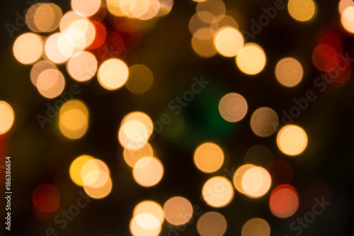 Obraz na płótnie Abstract defocused christmas light background w salonie