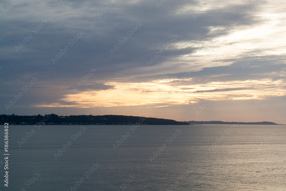 Sonnenuntergang an der Küste (1)