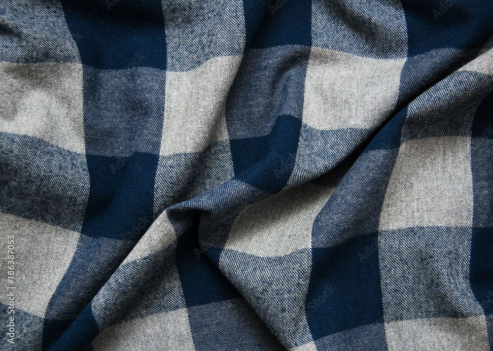 Fototapeta premium texture of checkered fabric