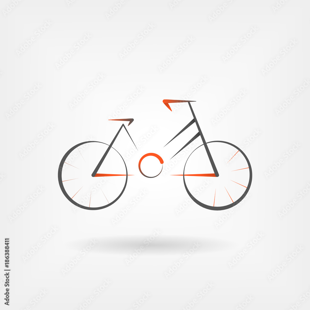 Bike icon vector Bike icon vector