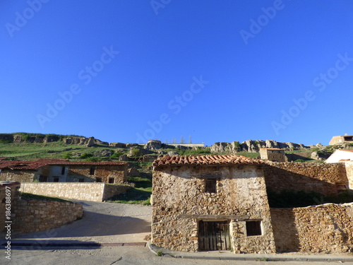 Fototapeta Naklejka Na Ścianę i Meble -  Valdelinares, pueblo de Teruel, en la comunidad autónoma de Aragón, España