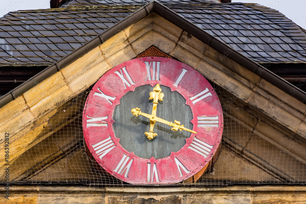 Obraz premium Uhr - Altes Rathaus Bamberg
