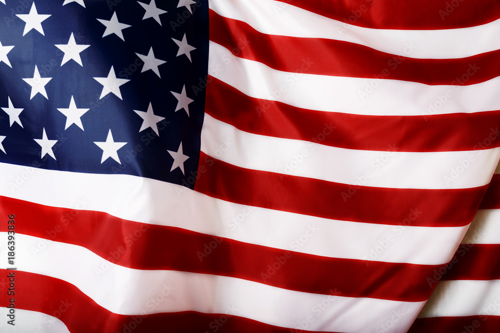 Obraz premium American flag - a symbol of freedom and independence