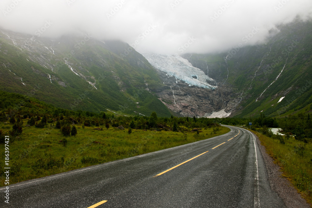 Fototapeta premium Jostedal Glacier National Park Jostedalsbreen, Norway