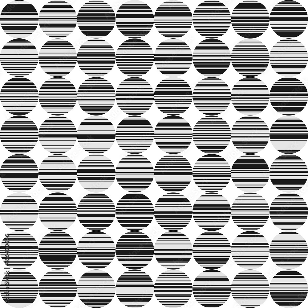 Abstract BW Background with Circles and Lines Abstract BW Background with Circles and Lines