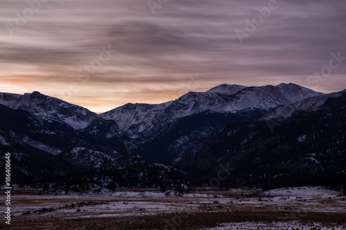 Sunset in Rocky Mountain National Park