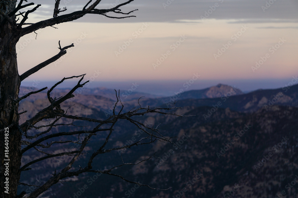 Sunset High in Estes Park, Colorado Sunset High in Estes Park, Colorado