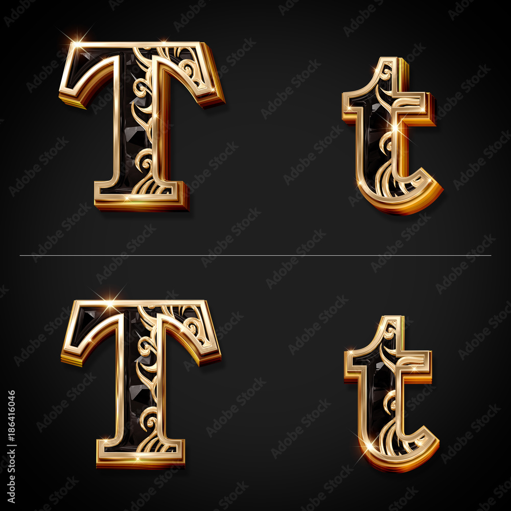 3dテキスト アルファベット T Stock イラスト Adobe Stock