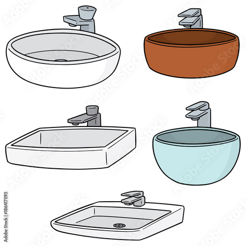 vector set of sink