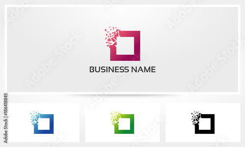 Shattered Square Logo