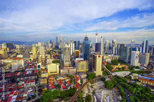 Kuala Lumpur  Malaysia City Center skyline .