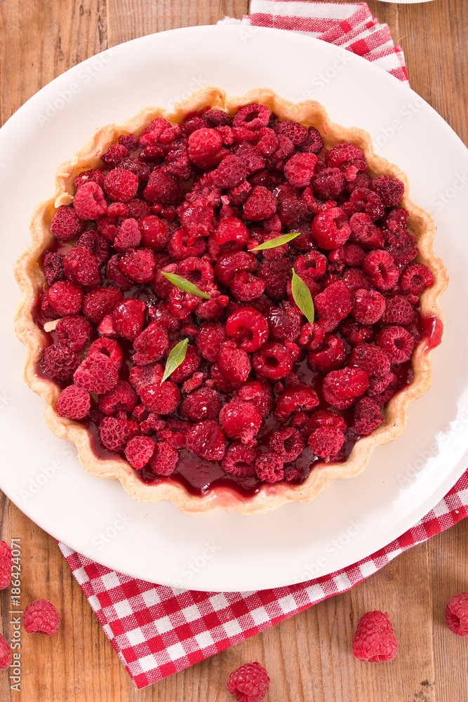 Raspberry tart. Raspberry tart.