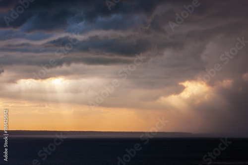 thunderstorm in the evening © Maslov Dmitry