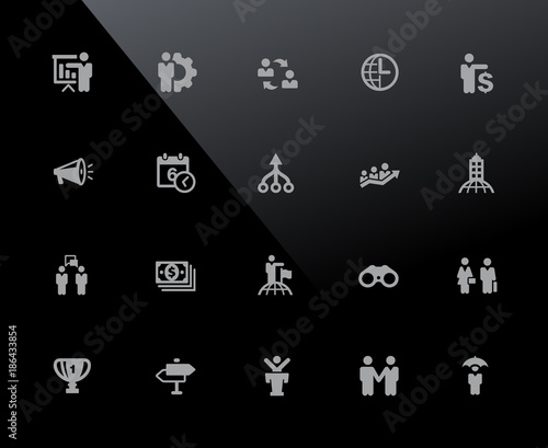 Financial Business Icons // 32px Series - Vector icons adjusted to work in a 32 pixel grid.