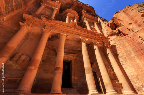 The Treasury at Petra the ancient City Al Khazneh in Jordan