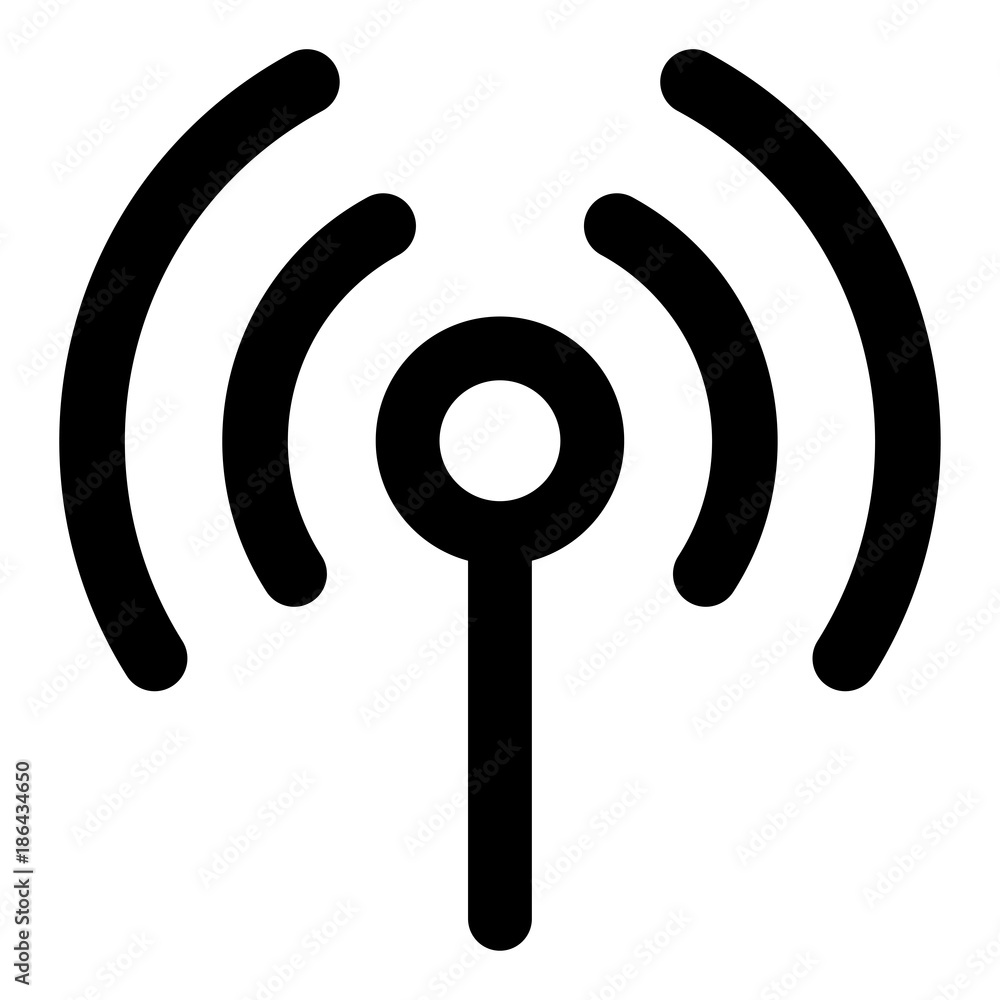 broadcast icon on white background broadcast icon on white background