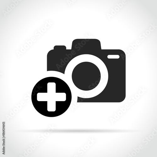 plus sign on camera icon