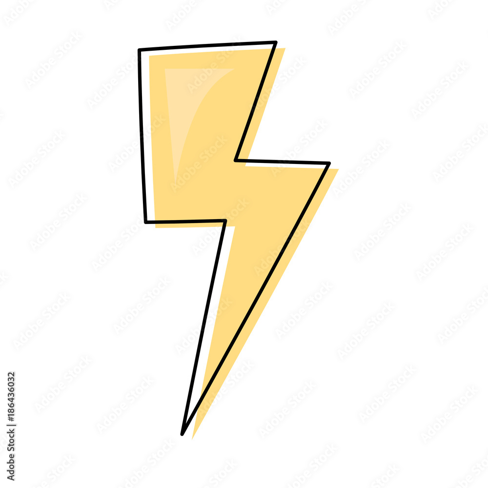 Ray energy symbol cartoon Ray energy symbol cartoon