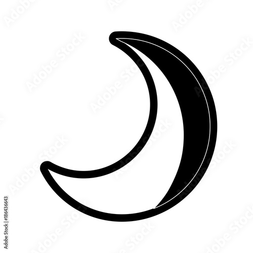 Moon quarter waning cartoon