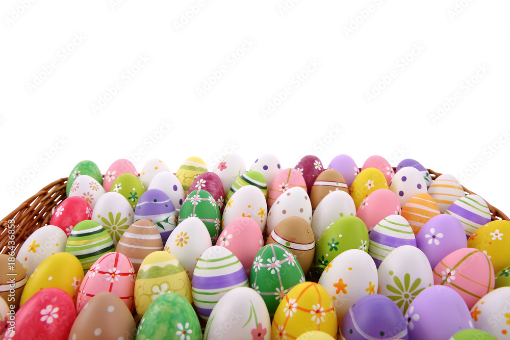 Easter holidays have very characteristic accents which are Easter eggs and expressive and joyful colors.
