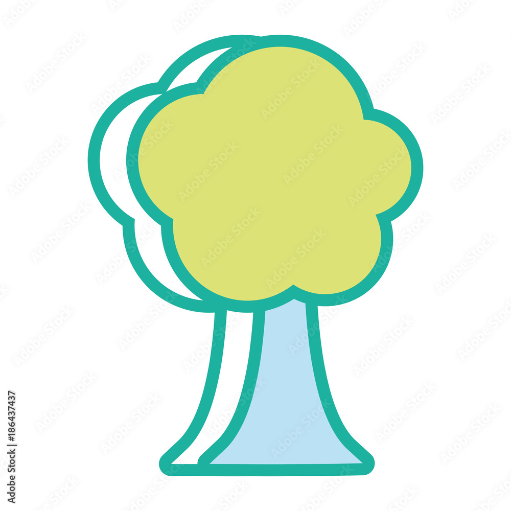 Tree nature symbol cartoon Tree nature symbol cartoon
