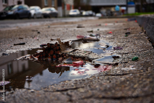 Neujahrsmorgen Strasse
