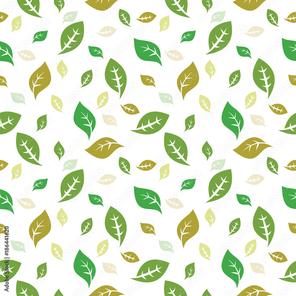 Repeating Seamless Pattern of Leaf Nature Plant Repeating Seamless Pattern of Leaf Nature Plant