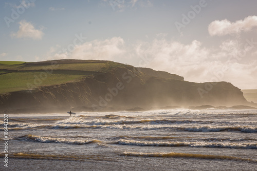 Windy day for a surf