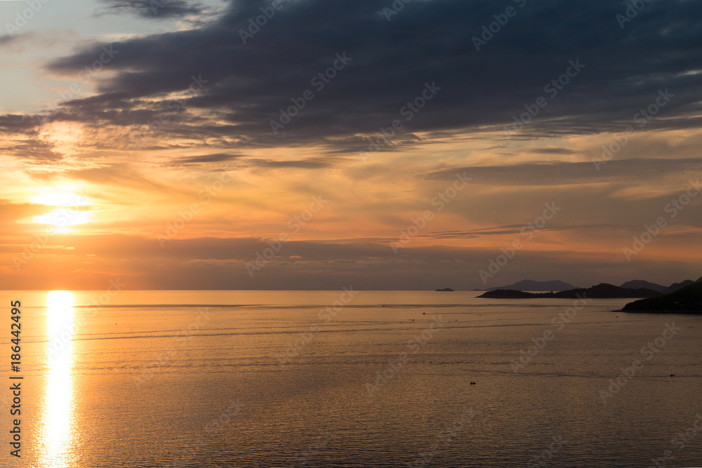 Sunset on the Croatian Coast