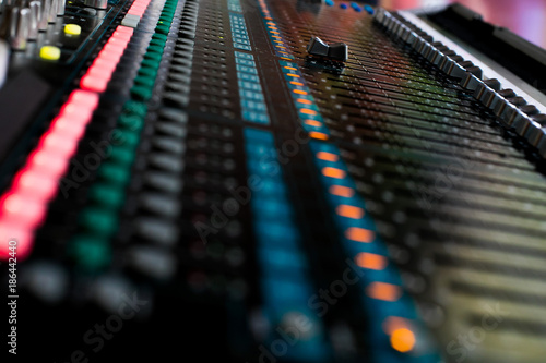 Foto Sound mixer control for live music and studio equipment