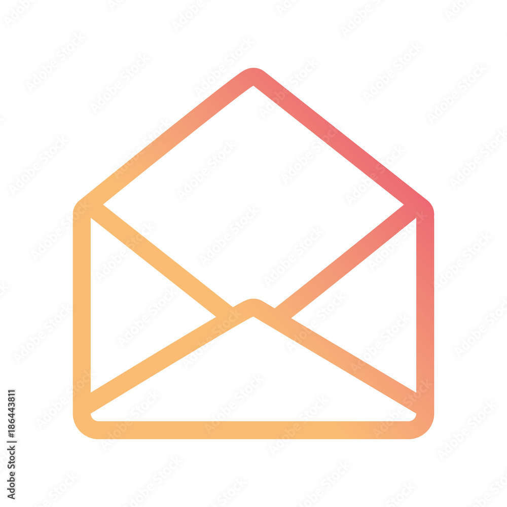 Mail open symbol Mail open symbol