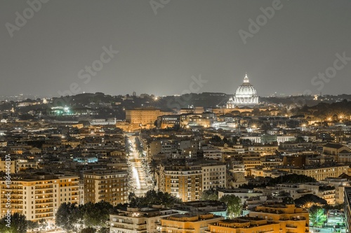 Night Panorama of Rome