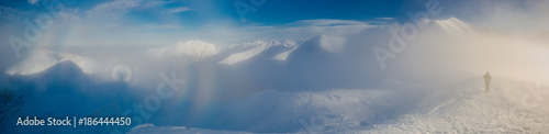 Fototapeta Naklejka Na Ścianę i Meble -  Tatry Zachodnie panorama - zima