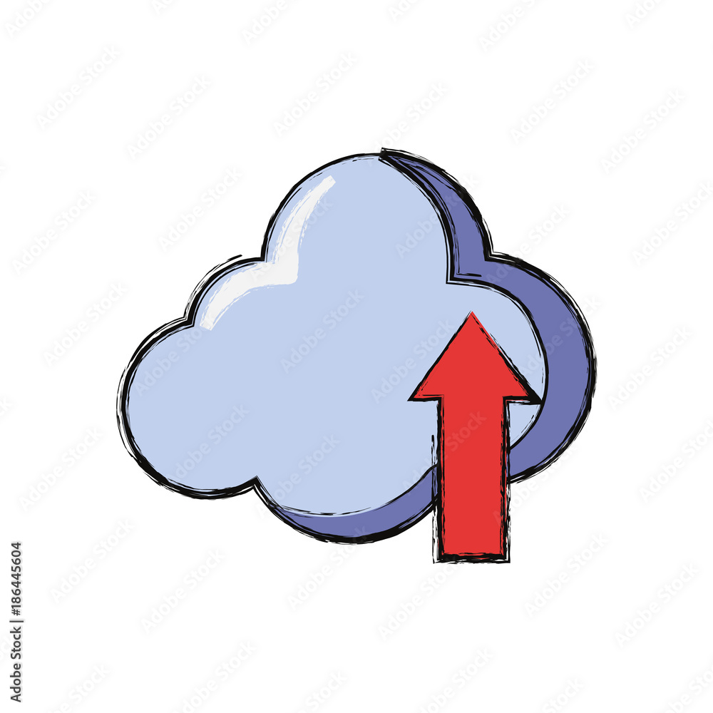 Cloud computing symbol Cloud computing symbol