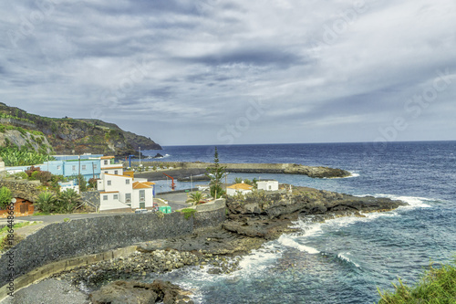 Coastal village on the island of La Palma in the Canary Islands