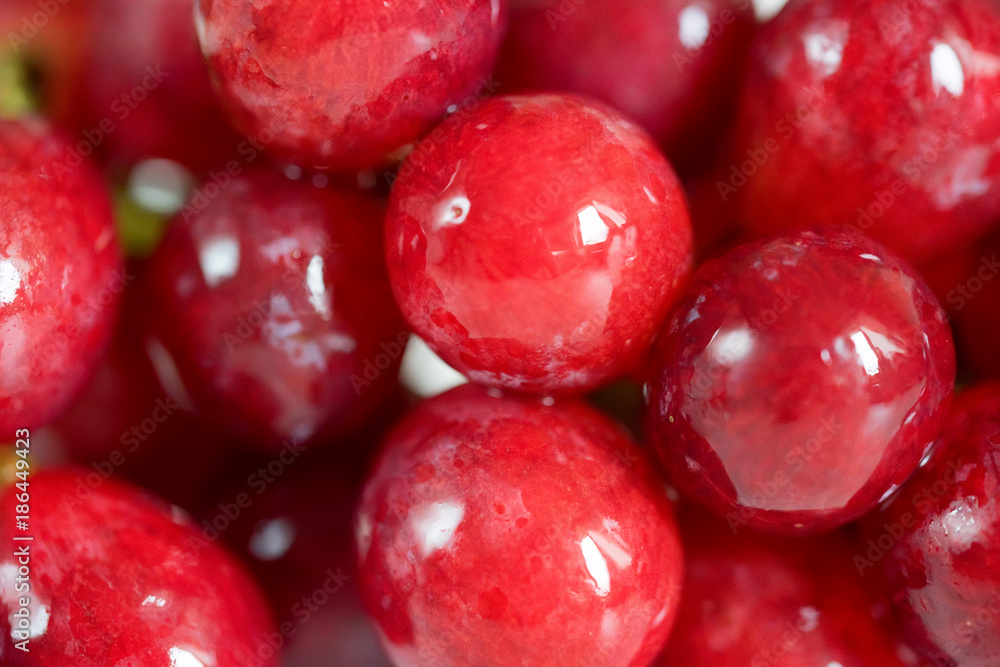 Close-up red wine grapes background Close-up red wine grapes background