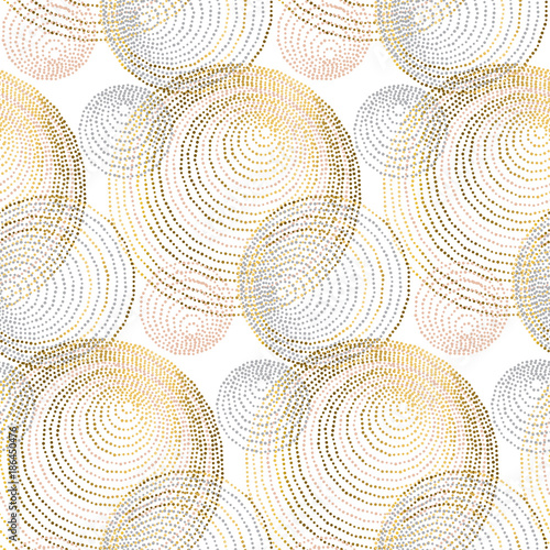 rose gold abstract geometry luxury style seamless pattern. elegant chic vector illustration for surface design, fabric, wrapping paper.