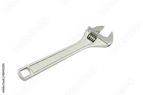 Sliding wrench isolated on a white background. with clipping path © NOOMUBON PHOTO