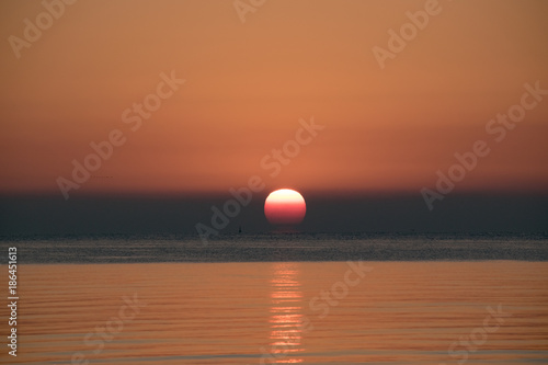 Sonnenaufgang vor der Insel Usedom